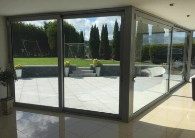 glass sliding door