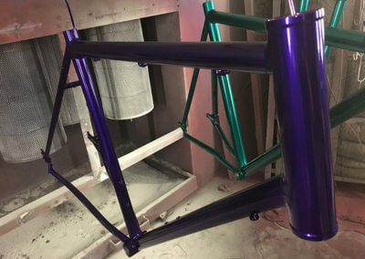 Mountain Bike Chassis painted by Tallaght Powder Coating Ltd