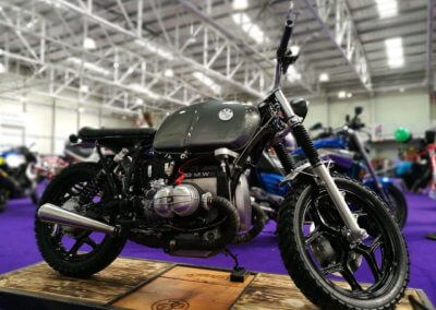 Motorcycle powder coated by Tallaght Powder Coating