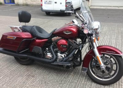 Harley Davidson powder coated at TPC