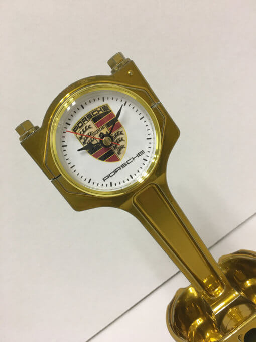 Jaguar engine piston clock.