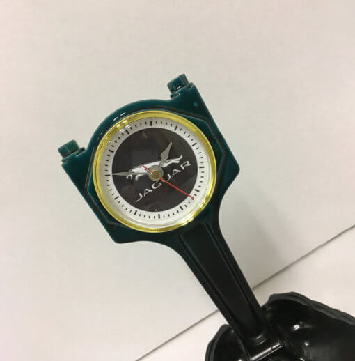 Jaguar Piston Clock Jaguar Green | TPC