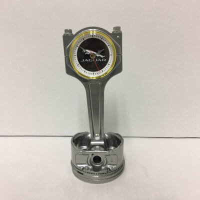 Jaguar Piston Clock Silver | TPC