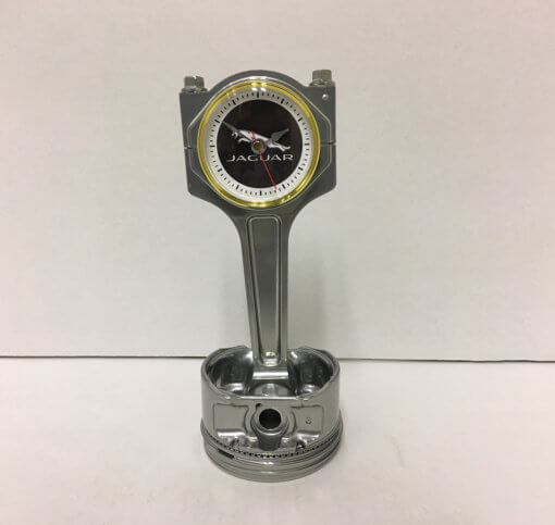 Jaguar Piston Clock Silver | TPC