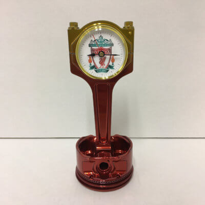 Liverpool Piston Clock Red To Gold | TPC