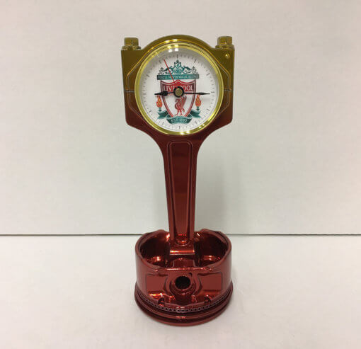 Liverpool Piston Clock Red To Gold | TPC