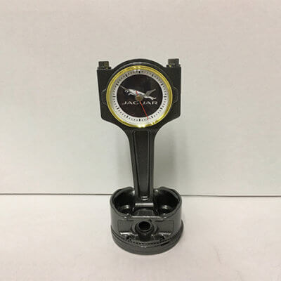 Jaguar Piston Clock Black | TPC